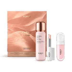 conjunto de presente de beleza essencial golden oasis hydra